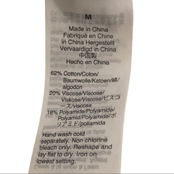 NWT Madewell Double-V Cream Pullover Sweater - Picture 8 of 8